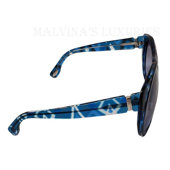 EMILIO PUCCI SUNGLASSES EP688S 426 COBALT GEOMETRIC PRINT main image 7